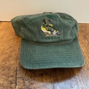 Vintage Donnelly’s Minnitaki Lodge Canada Patch Fishing Hat Adjustable Snapback